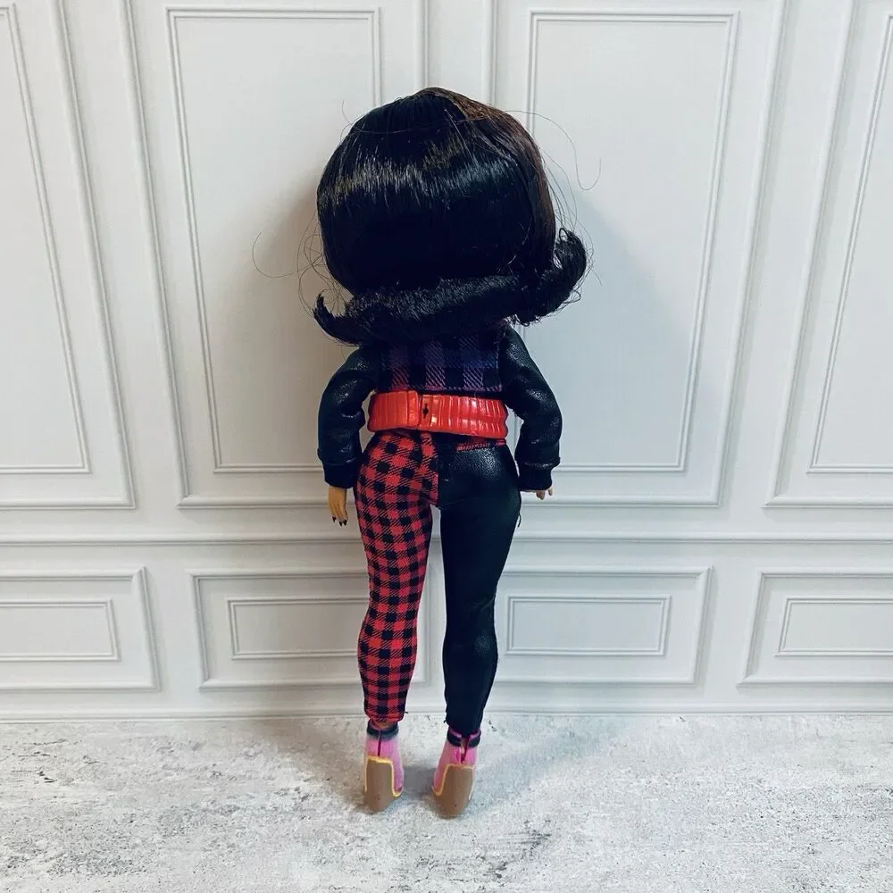 LOL Surprise OMG Winter Chill Camping Fashion Doll With Black And Red Pants